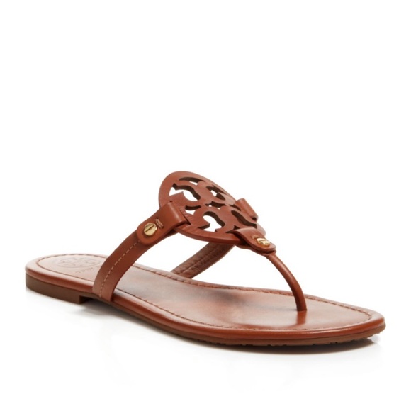 Tory Burch Shoes - Tory Burch Vintage Vachetta Leather Flip Flops